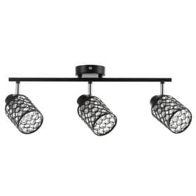 Люстра «Моки» 3хЕ14 40 Вт черный 56×19 см