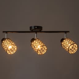 Люстра «Моки» 3хЕ14 40 Вт черный 56×19 см