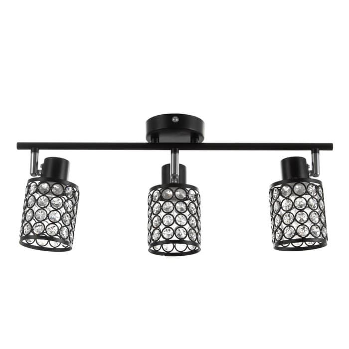 Люстра «Моки» 3хЕ14 40 Вт черный 56×19 см