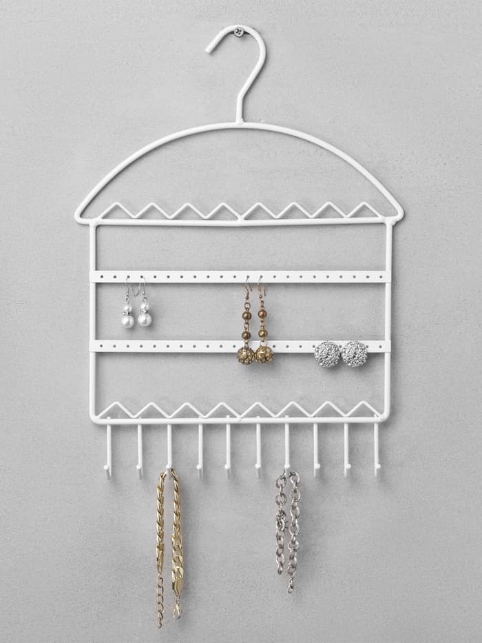 Органайзер для украшений «QF. Вешалка», 28×6.7×36 см, белый