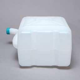 Канистра пищевая «Бочонок», 25 л, пластиковая, со сливом, белая