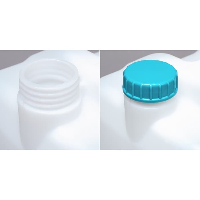 Канистра пищевая «Бочонок», 25 л, пластиковая, со сливом, белая