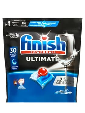 Капсулы для посудомоечных машин «Finish Ultimate», 30 шт.