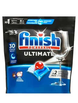 Капсулы для посудомоечных машин «Finish Ultimate», 30 шт.