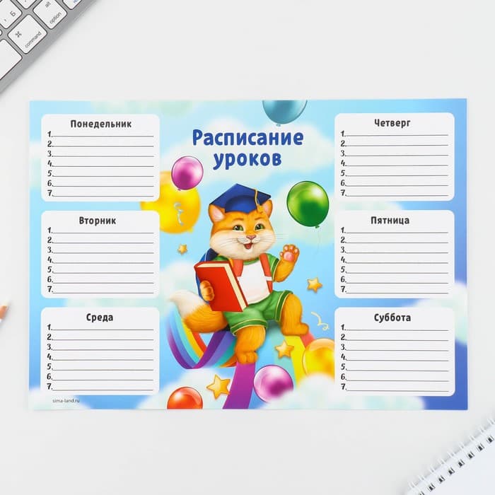 Подарочный набор в папке, 7 предметов,«Выпускника детского сада»