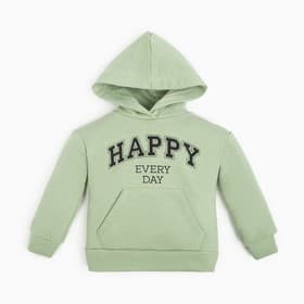 Худи детское «Крошка Я» Street style, рост 62-68 см, зелёная