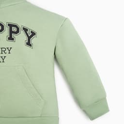 Худи детское «Крошка Я» Street style, рост 74-80 см, зелёная