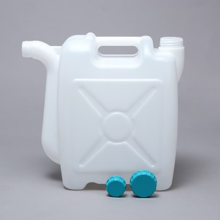 Канистра пищевая, 15 л, пластиковая, со сливом, белая