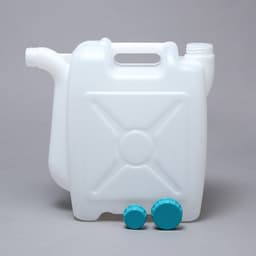 Канистра пищевая, 15 л, пластиковая, со сливом, белая