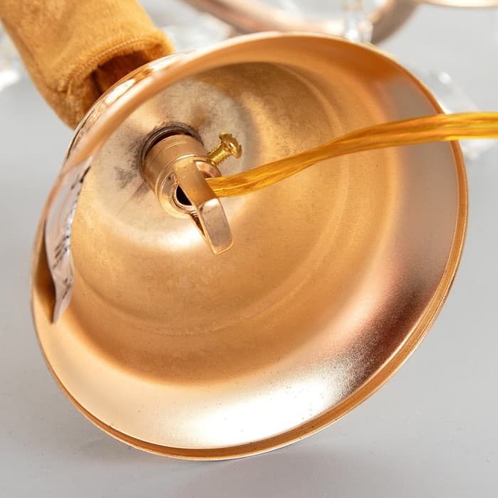 Люстра «Вита» 6×40 Вт Е14 золото 58×58×50(88)см