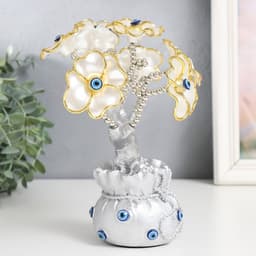 Денежное дерево «Цветущее дерево. Денежный мешок», фигурка от сглаза, 14.5×8.55×22 см