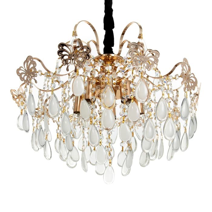 Люстра «Полина» 5×60 Вт Е14 золото 50×50×41 см SVK