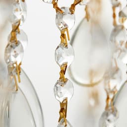 Люстра «Полина» 5×60 Вт Е14 золото 50×50×41 см SVK