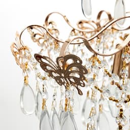 Люстра «Полина» 5×60 Вт Е14 золото 50×50×41 см SVK