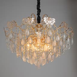 Люстра «Полина» 8×60 Вт Е14 золото 60×60×41 см SVK