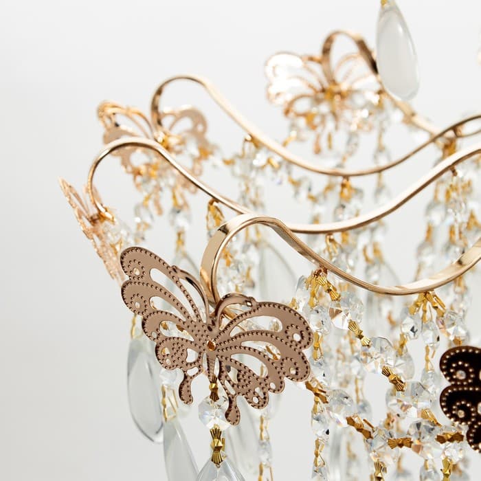 Люстра «Полина» 8×60 Вт Е14 золото 60×60×41 см SVK