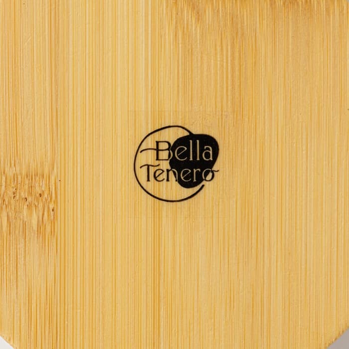 Лимонница BellaTenero, 12×12 см, на деревянной подставке, фарфор, белая