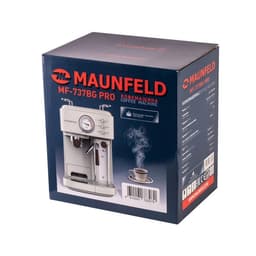 Кофемашина MAUNFELD MF-737BG PRO, рожковая, 1250, 1.5 л, белая