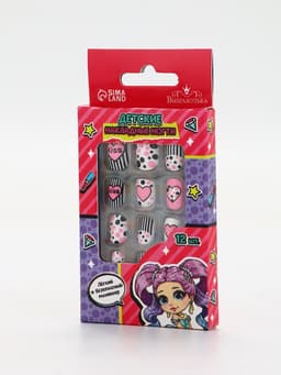 Детские накладные ногти «Модница», 12 шт.