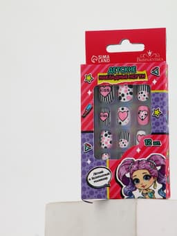 Детские накладные ногти «Модница», 12 шт.