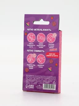 Детские накладные ногти «Панда», 12 шт.