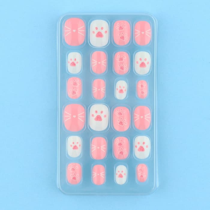 Детские накладные ногти «Кисуля», 24 шт.