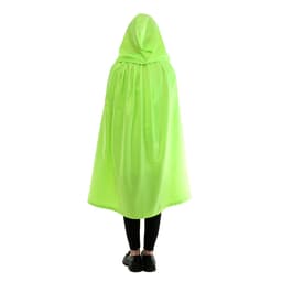 Карнавальный плащ детский, атлас, салатовый, длина 100 см