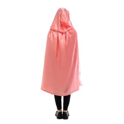 Карнавальный плащ детский, атлас, коралловый, длина 85 см