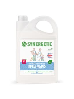 Крем-мыло Synergetic «Кокосовое молочко», антибактериальное, 3.5 л