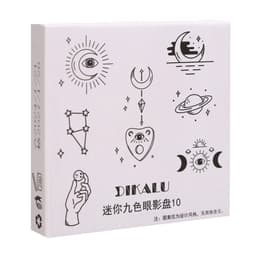 Набор теней для век SILVER, 9 цветов