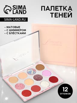 Профессиональная палетка теней для век SKY, 12 цветов