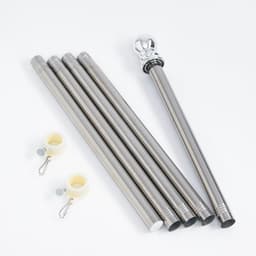 Флагшток с древком 180 см, анти-наматывающее крепление