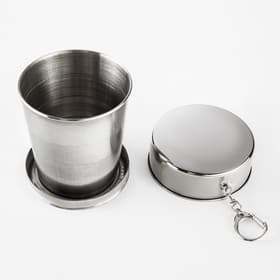 Складной стакан, 250 мл, 7.5×8.4 см, нержавеющая сталь