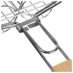 Решётка гриль для овощей Maclay, двойная, хромированная сталь, 49×14×7 см, рабочая поверхность 27×17 см