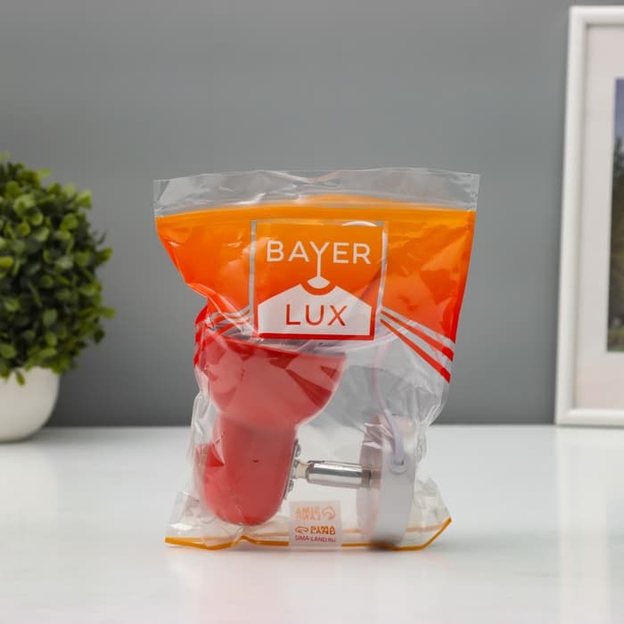 Бра с проводом «Севантос» Е27 40 Вт красный 9×9×14 см