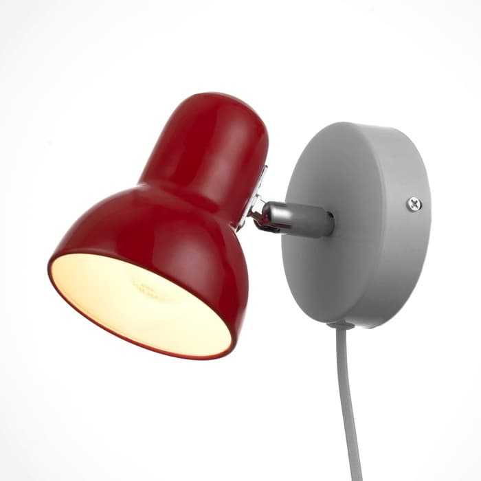 Бра с проводом «Севантос» Е27 40 Вт красный 9×9×14 см