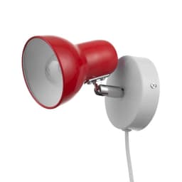 Бра с проводом «Севантос» Е27 40 Вт красный 9×9×14 см