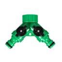 Распределитель 2-канальный, внутренняя резьба 3/4", быстросъёмное соединение, пластик