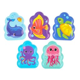 Игрушки для ванны Крошка Я «Подводный мир» книжка и пальчиковый театр, от 1 года