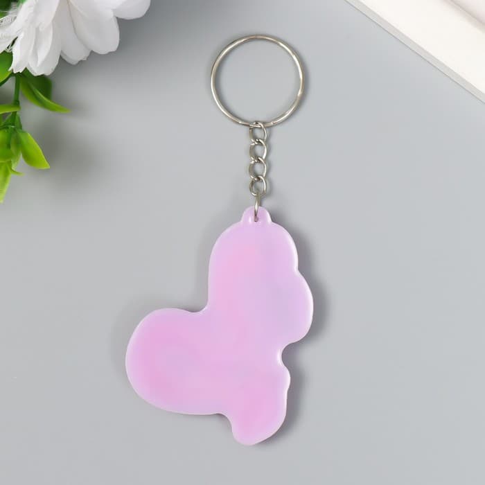 Брелок для ключей на кольце «Китайский добрый дракон», резина, 6×4.5 см