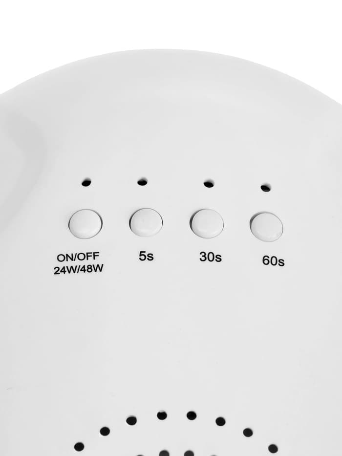 Лампа для маникюра Luazon LUF-17, UV/LED, 30 диодов, 48 Вт, таймер, USB, белая