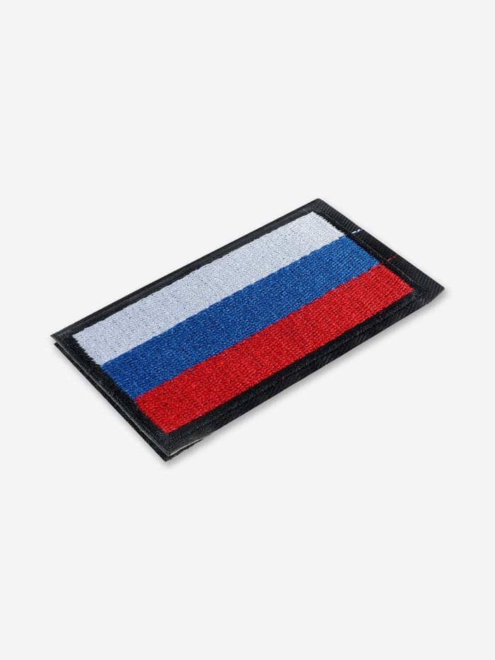 Шеврон на липучке «Флаг России», 9×5 см