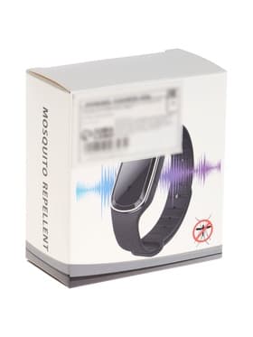 Браслет - отпугиватель комаров LRI-01, ультразвуковой, наручный, 10 м², АКБ, 40 мАч, чёрный