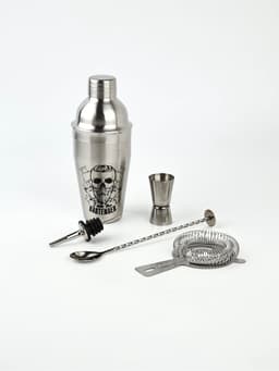 Подарочный набор барный «Крутой бармен», 5 предметов, карточки с рецептами