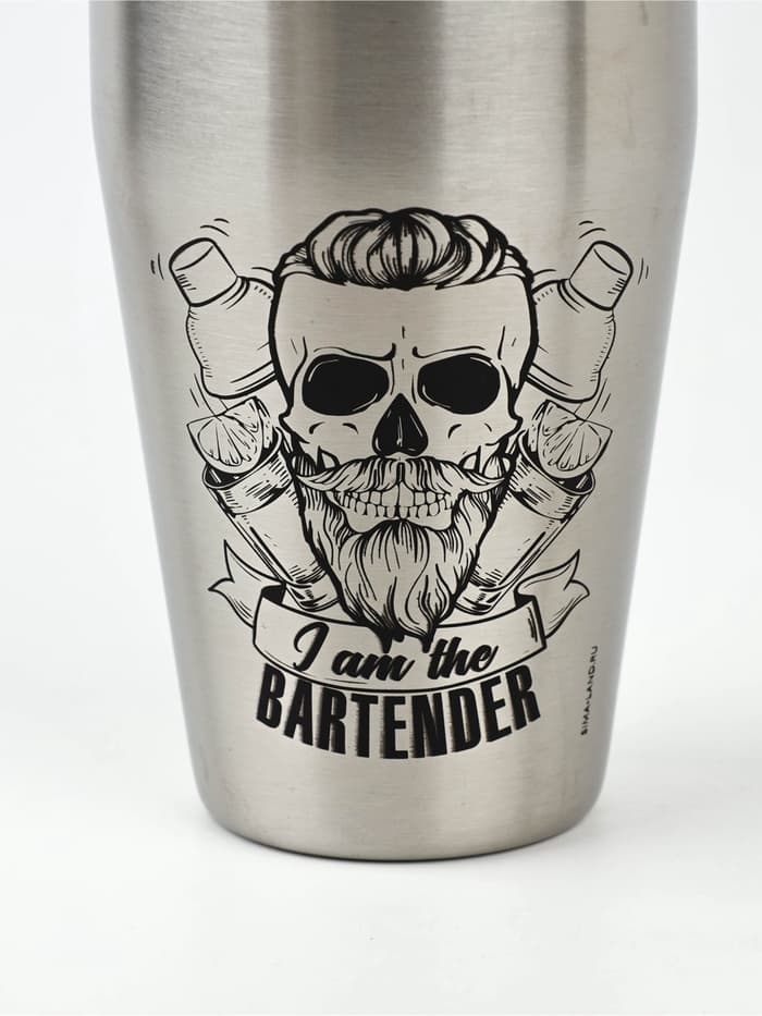 Подарочный набор барный «Крутой бармен», 5 предметов, карточки с рецептами