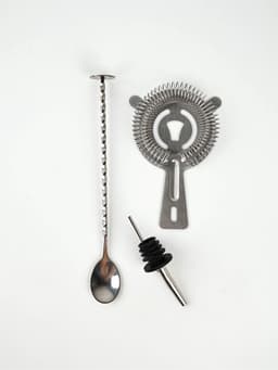 Подарочный набор барный «Крутой бармен», 5 предметов, карточки с рецептами