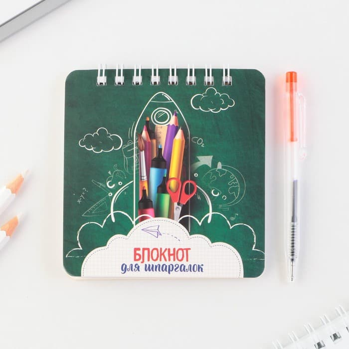 Подарочный набор, блокнот 48 листов + ручка «Отличной учёбы»