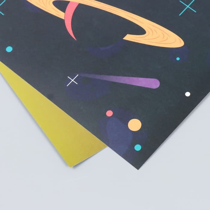 Двусторонняя бумага для скрапбукинга «Арт Узор. Космос», 180 г/м², 30.5×32 см