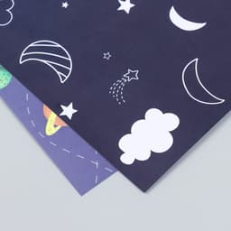 Двусторонняя бумага для скрапбукинга «Арт Узор. Космическое небо», 180 г/м², 30.5×32 см