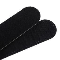 Крючок карабин для сумок на коляску, на липучке, экокожа, серый